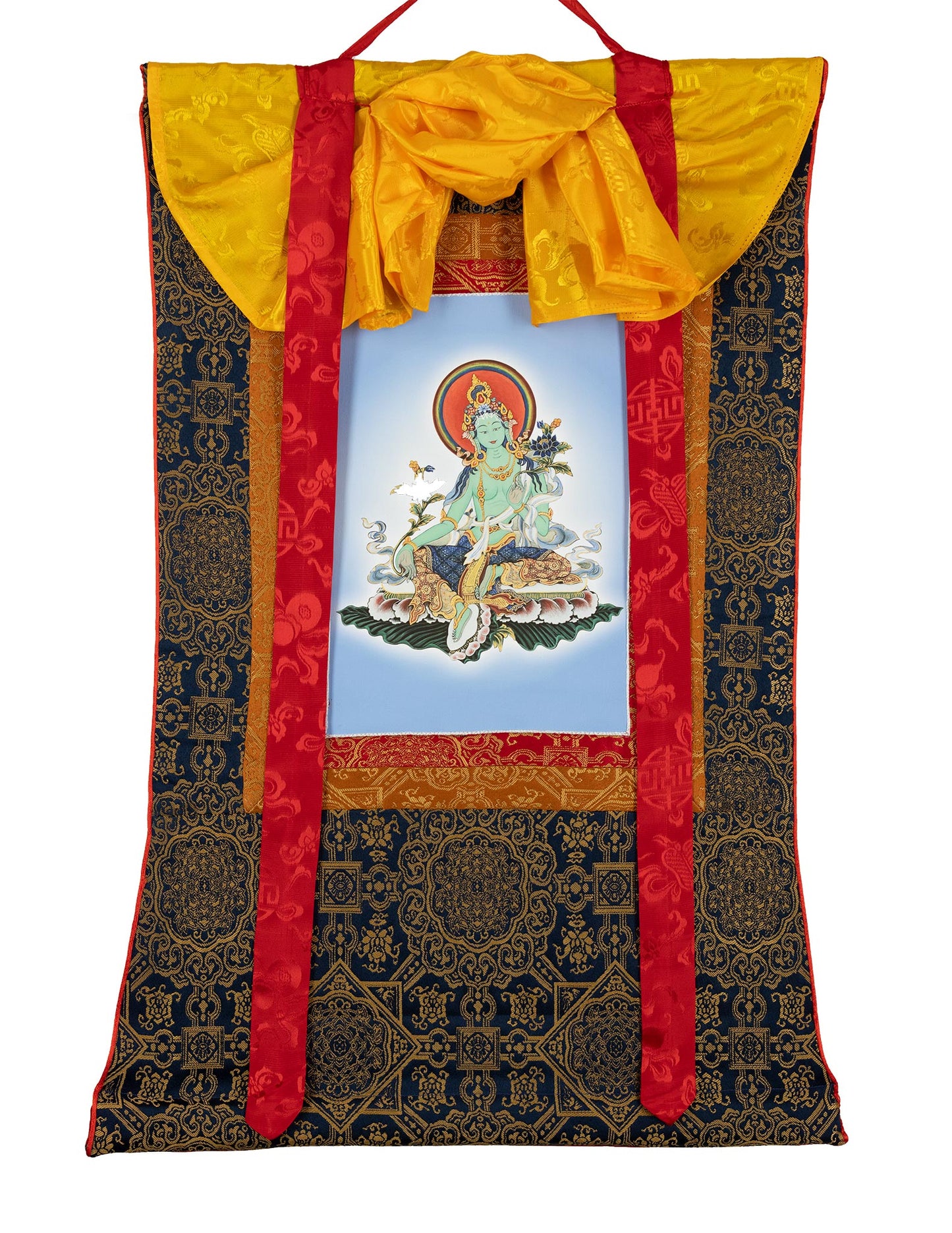 Grüne Tara Thangka II