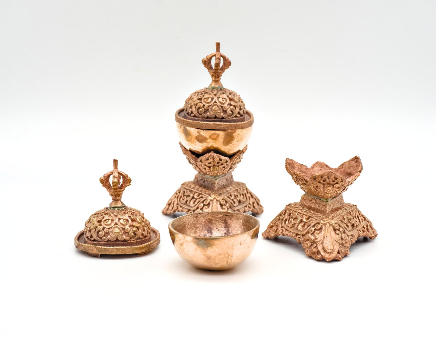 Paar Kupfer-Kapala – 8,5 cm