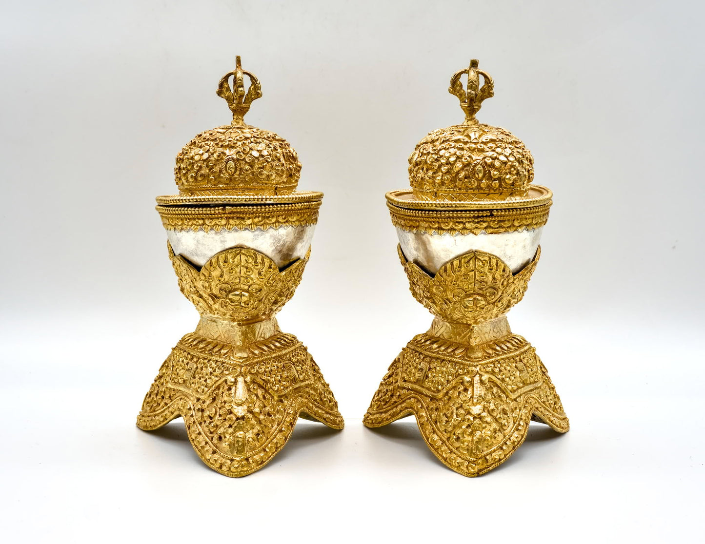 Gold- und Silber-Kapala-Sets