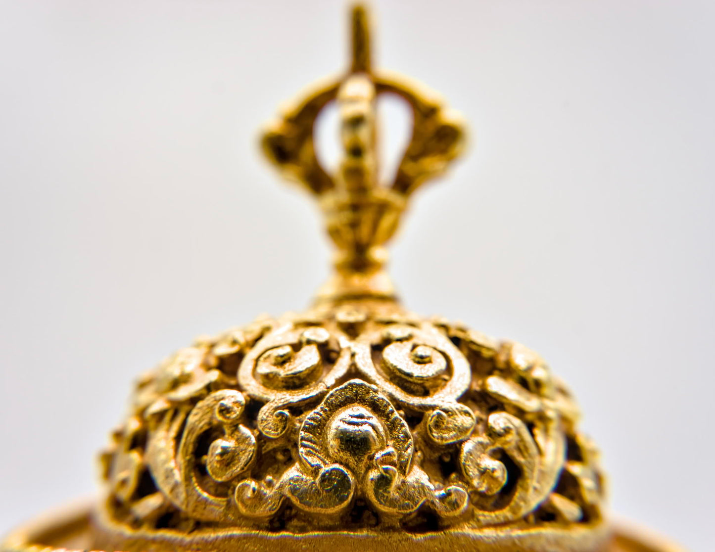 Paar Kapala aus Gold und Silber – 8,5 cm