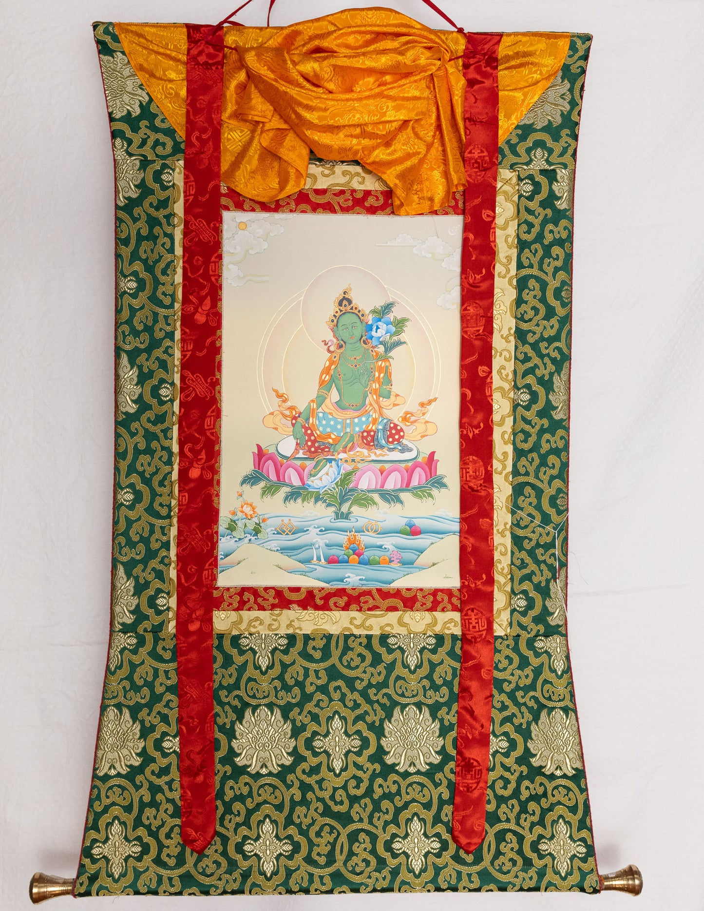 Grüne Tara Thangka X