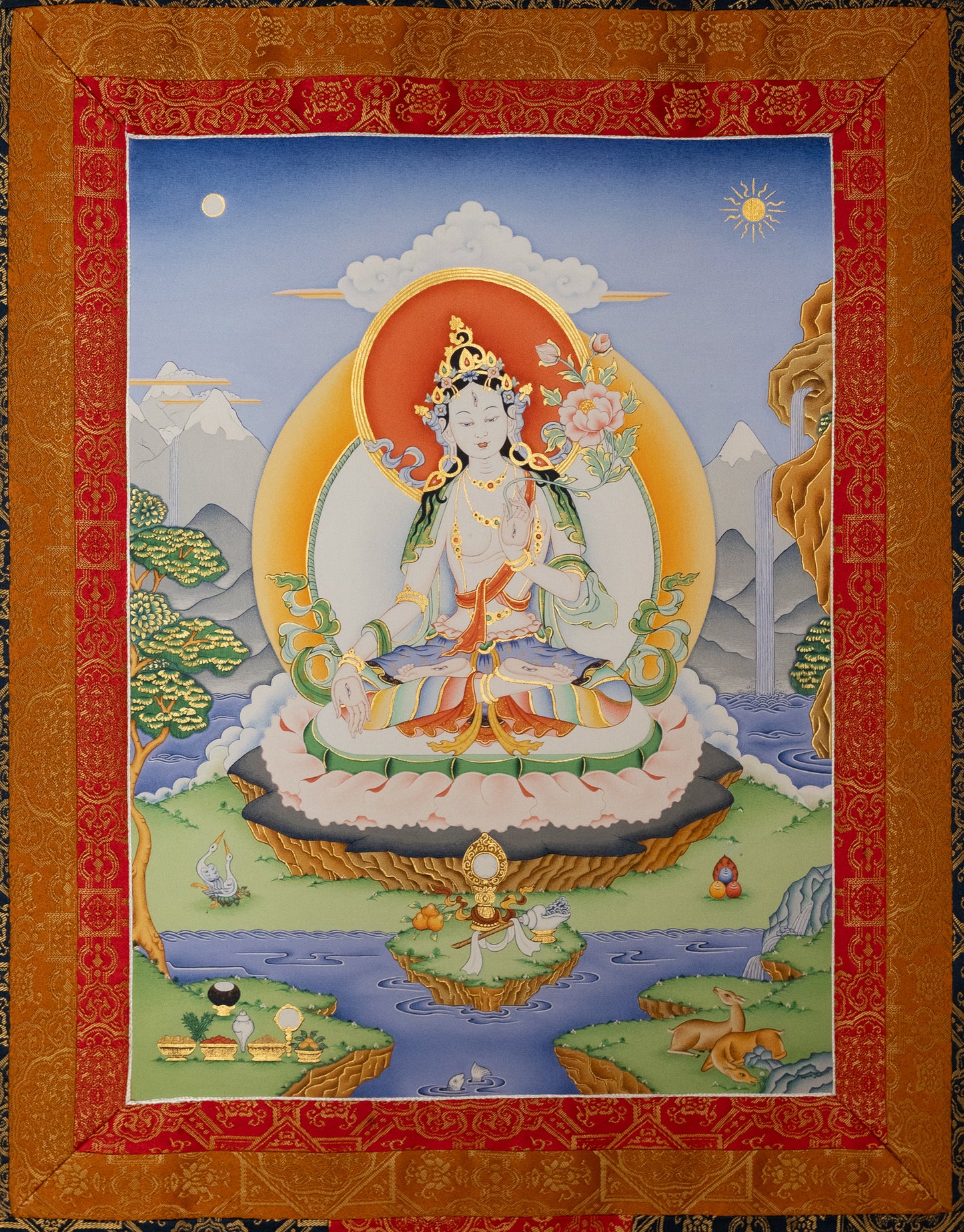 White Tara Thangka XIII