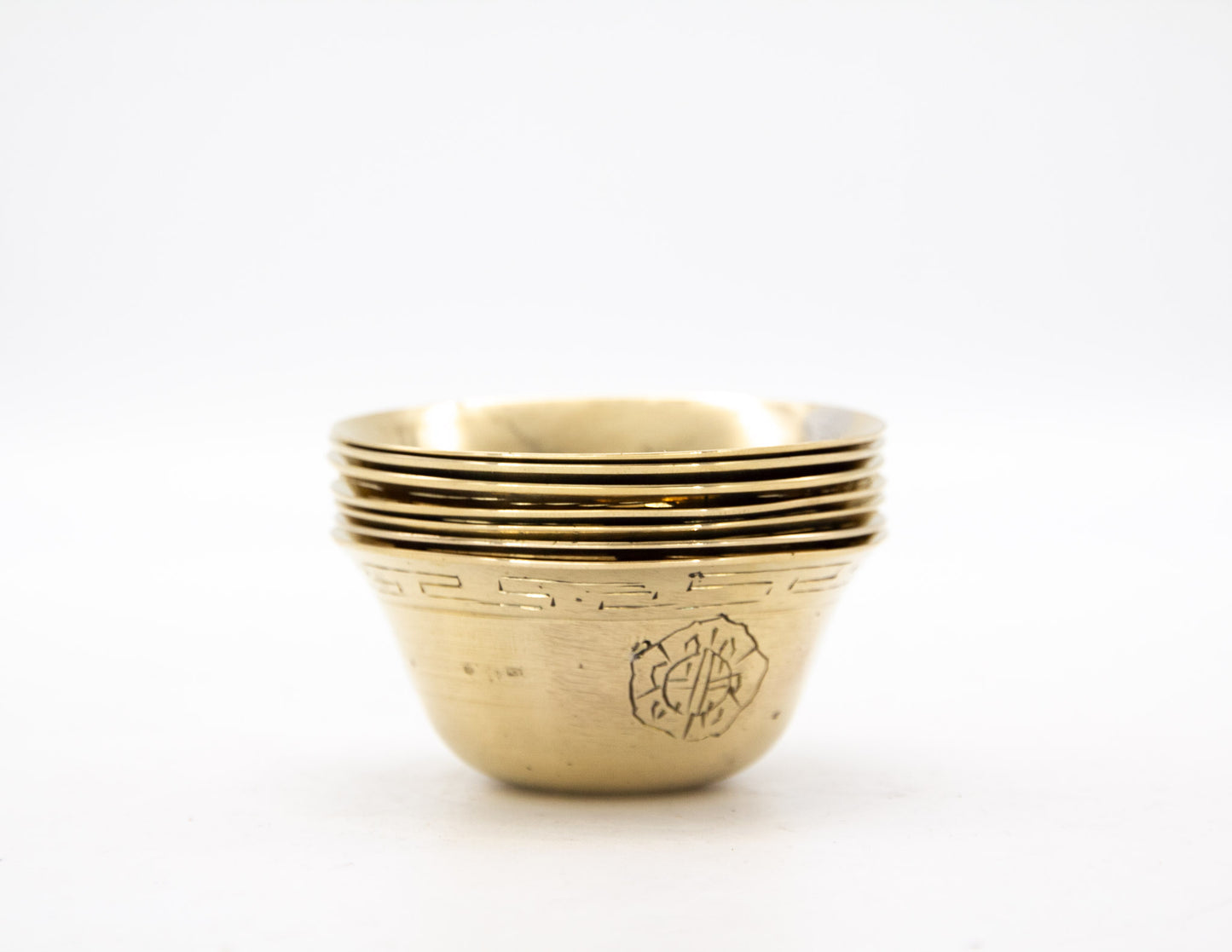 Messingbeschichtetes Opferschalen-Set