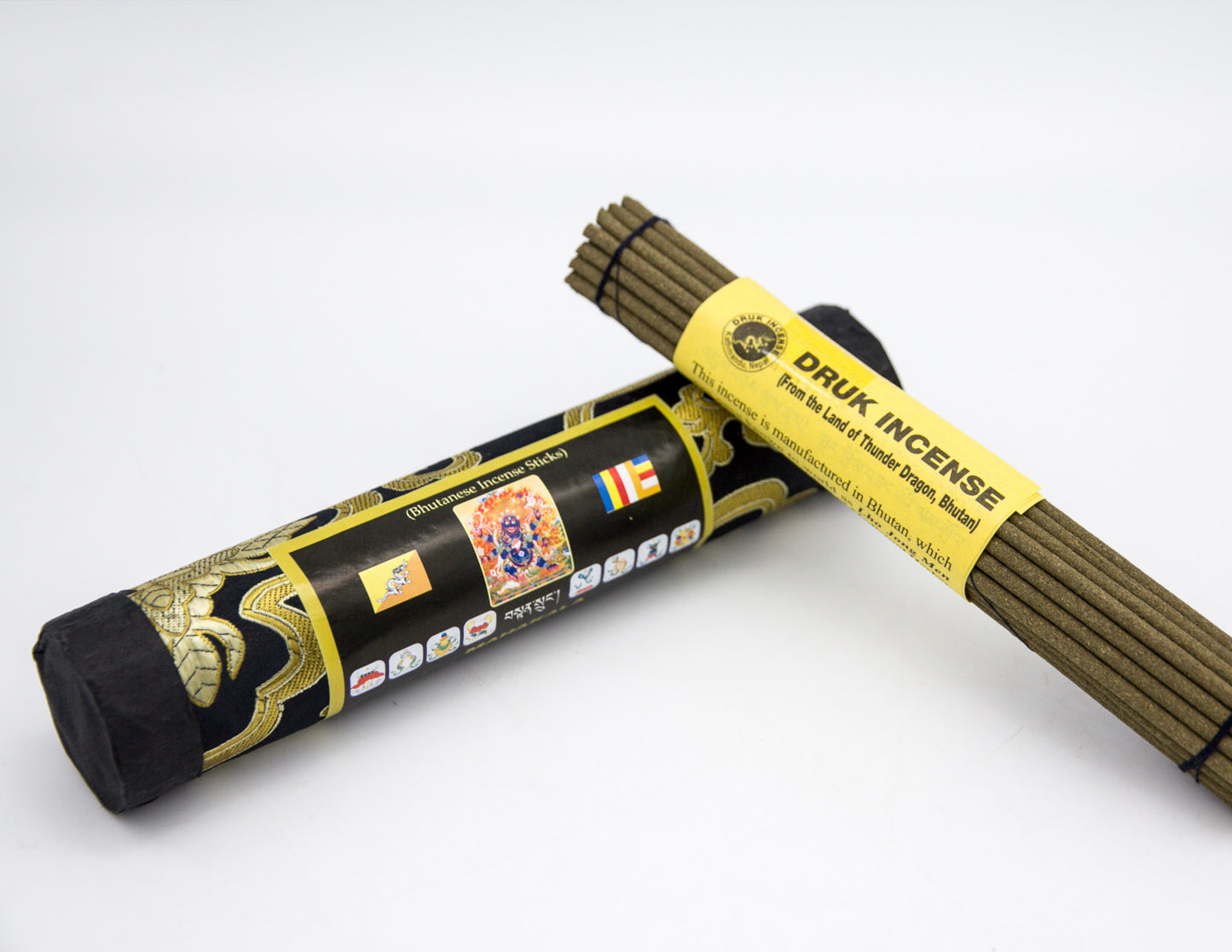 Mahakala Räucherstäbchen – Brokatetui