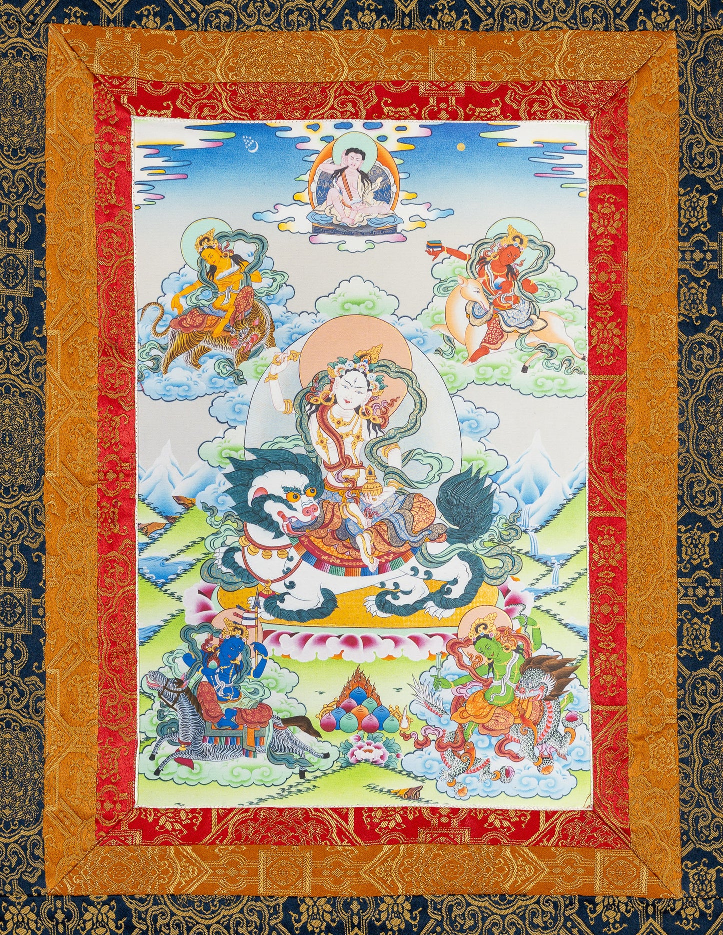 Fünf Tseringma-Schwestern Thangka II
