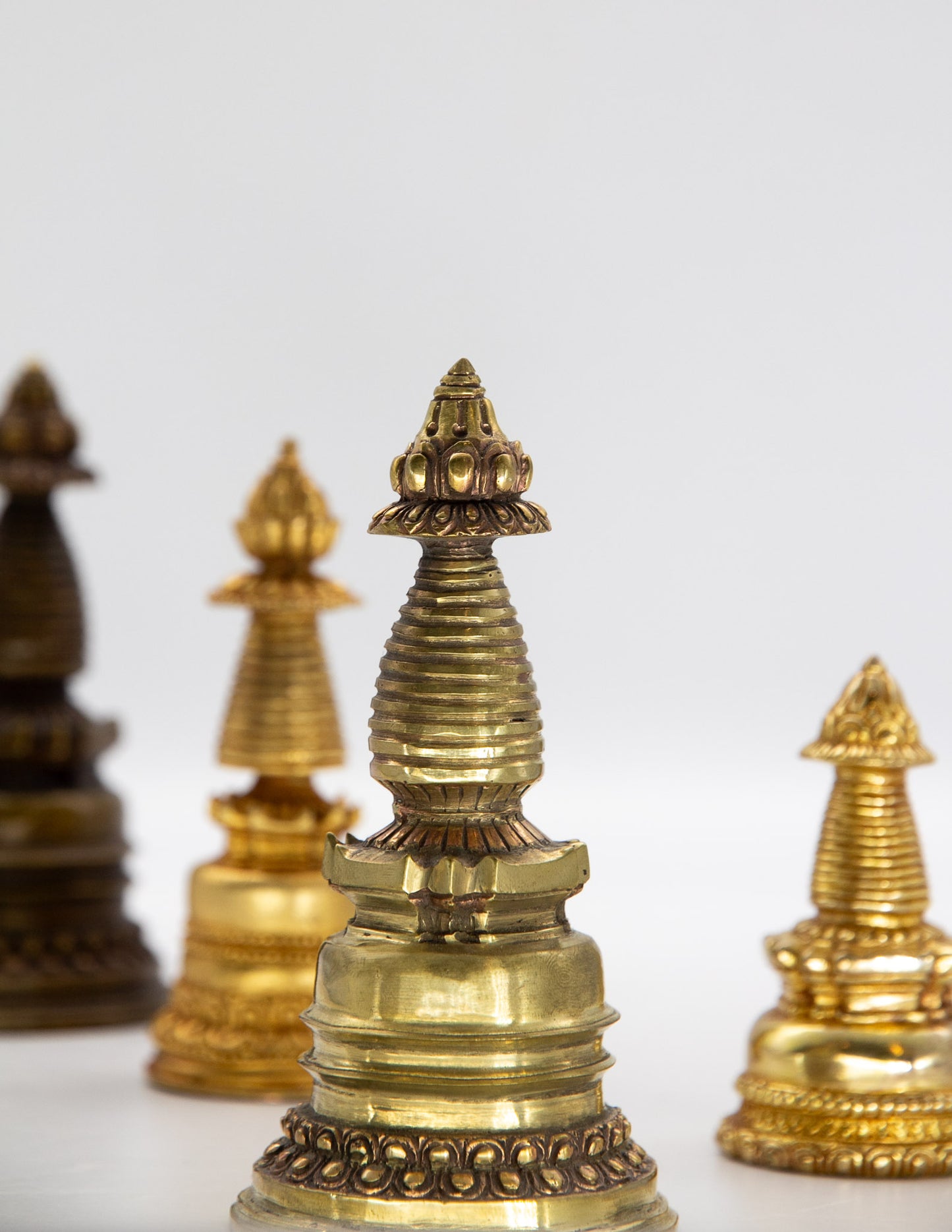 Kadam-Stupa, Messing – 13 cm