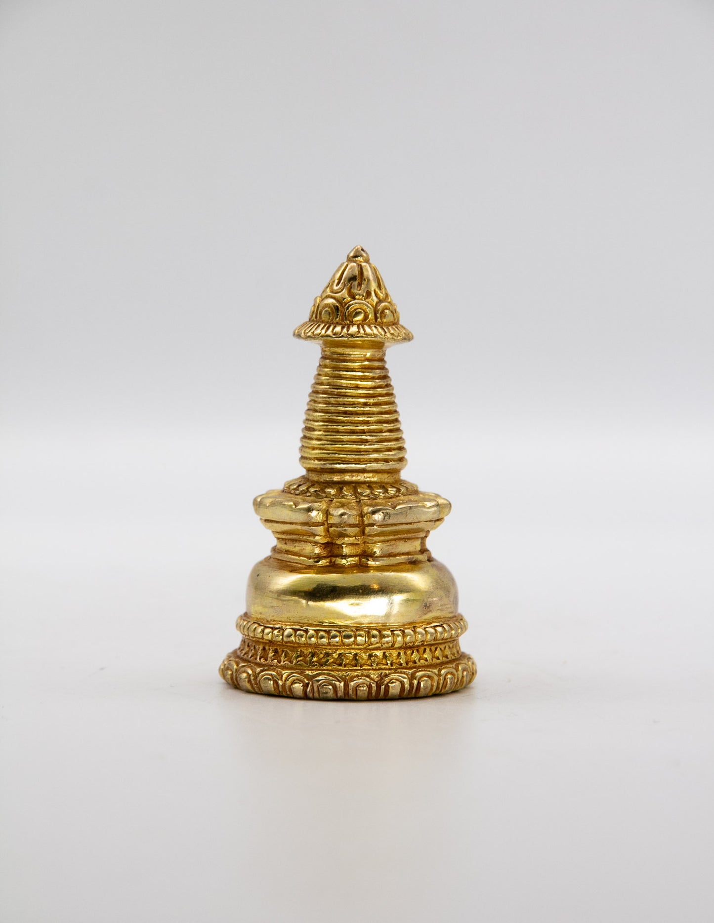 Kadam Stupa, vergoldet – 8cm
