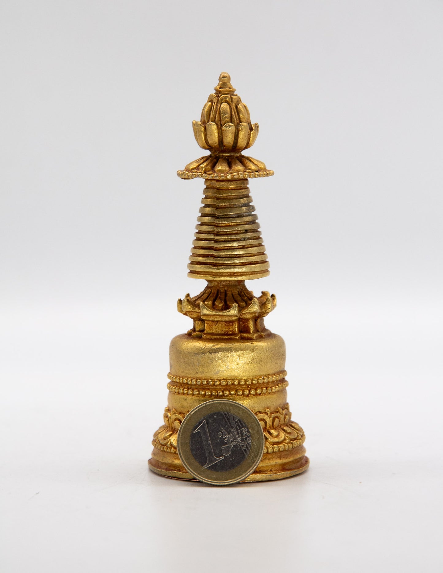 Kadam Stupa, vergoldet – 11cm