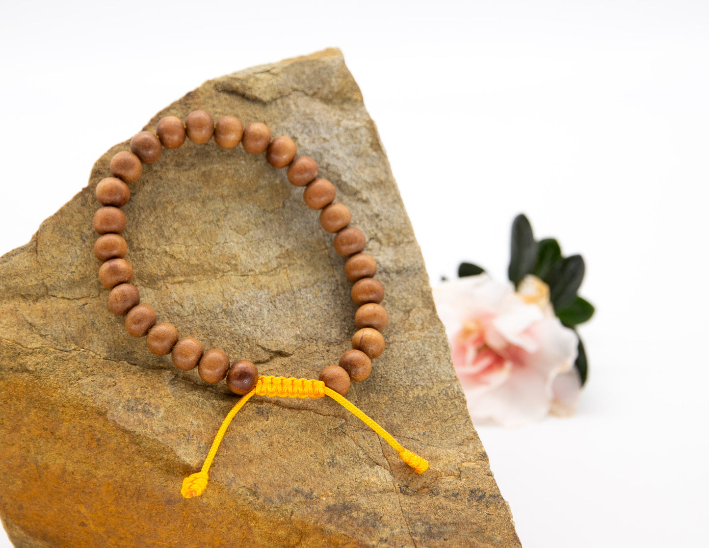 Sandelholz-Mala für das Handgelenk – 27 Perlen