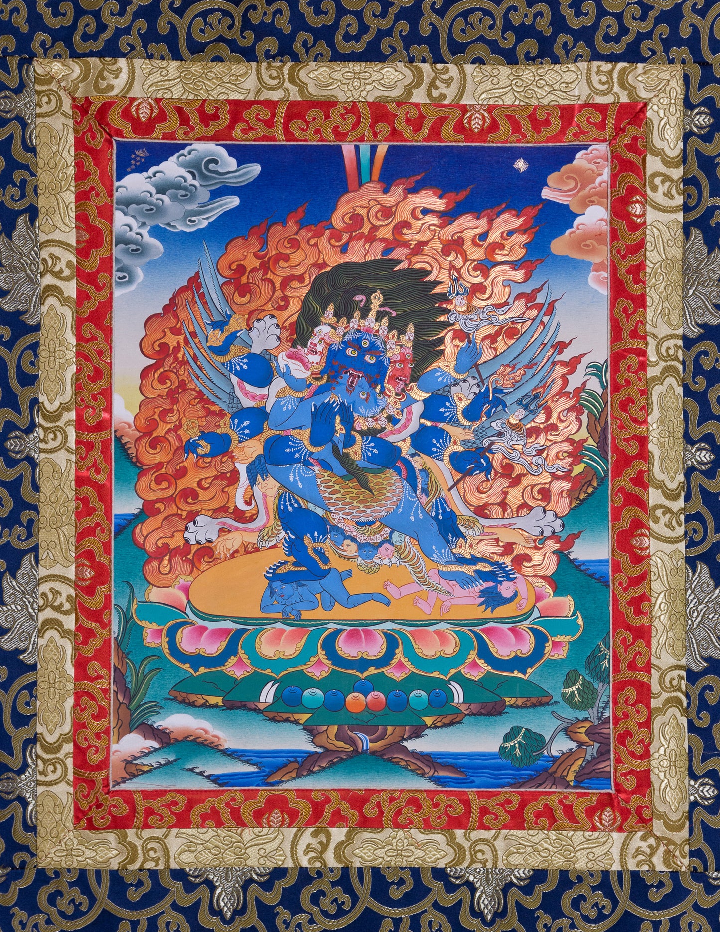 Vajrakilaya Thangka I