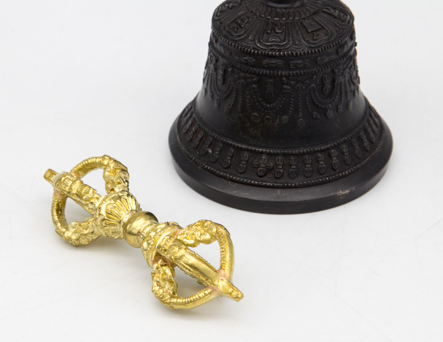 Black Bell & Dorje with Gold Contrast I – Mini