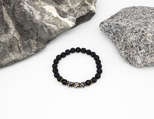 Lavasteinarmband – 8mm