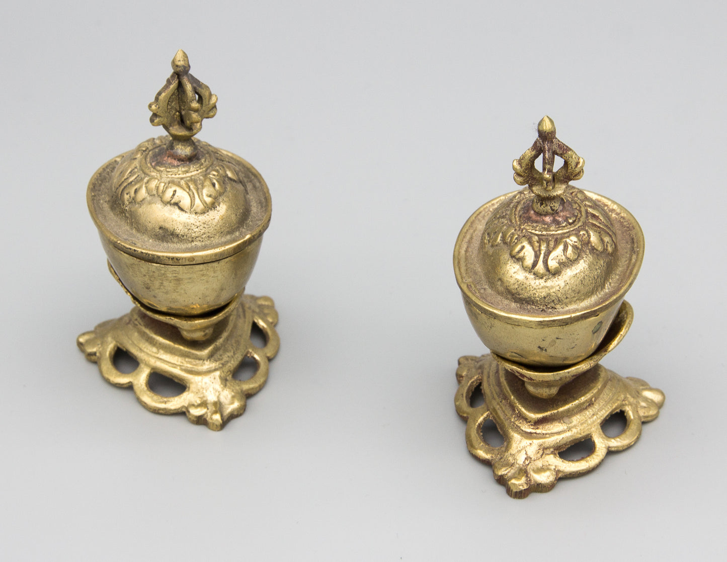 Paar Messing Kapala – 7cm