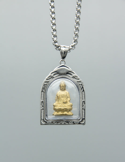 Guanyin Buddha Blase Halskette