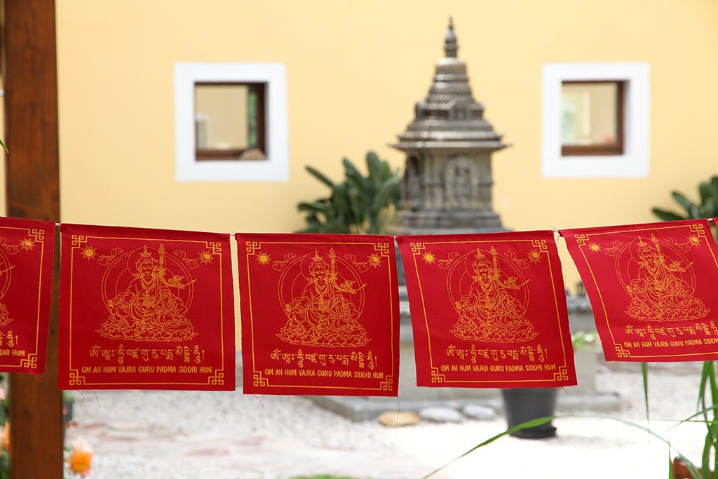 Guru Rinpoche Prayer Flags, 20x20cm