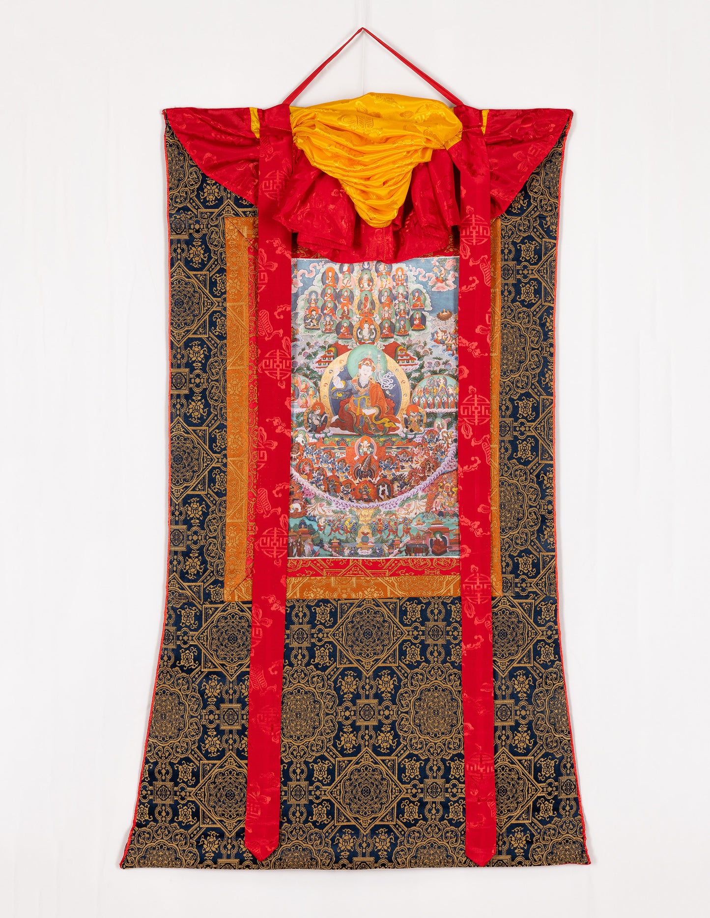 Guru Rinpoche Zufluchtsbaum Thangka I