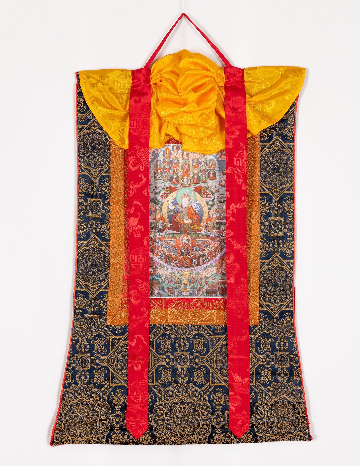 Guru Rinpoche Zufluchtsbaum Thangka IV