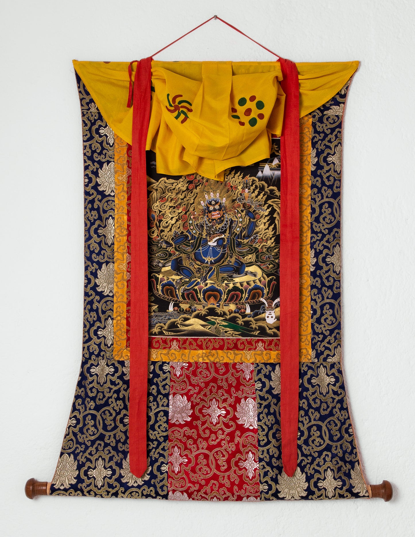 Vierarmiges Mahakala Thangka