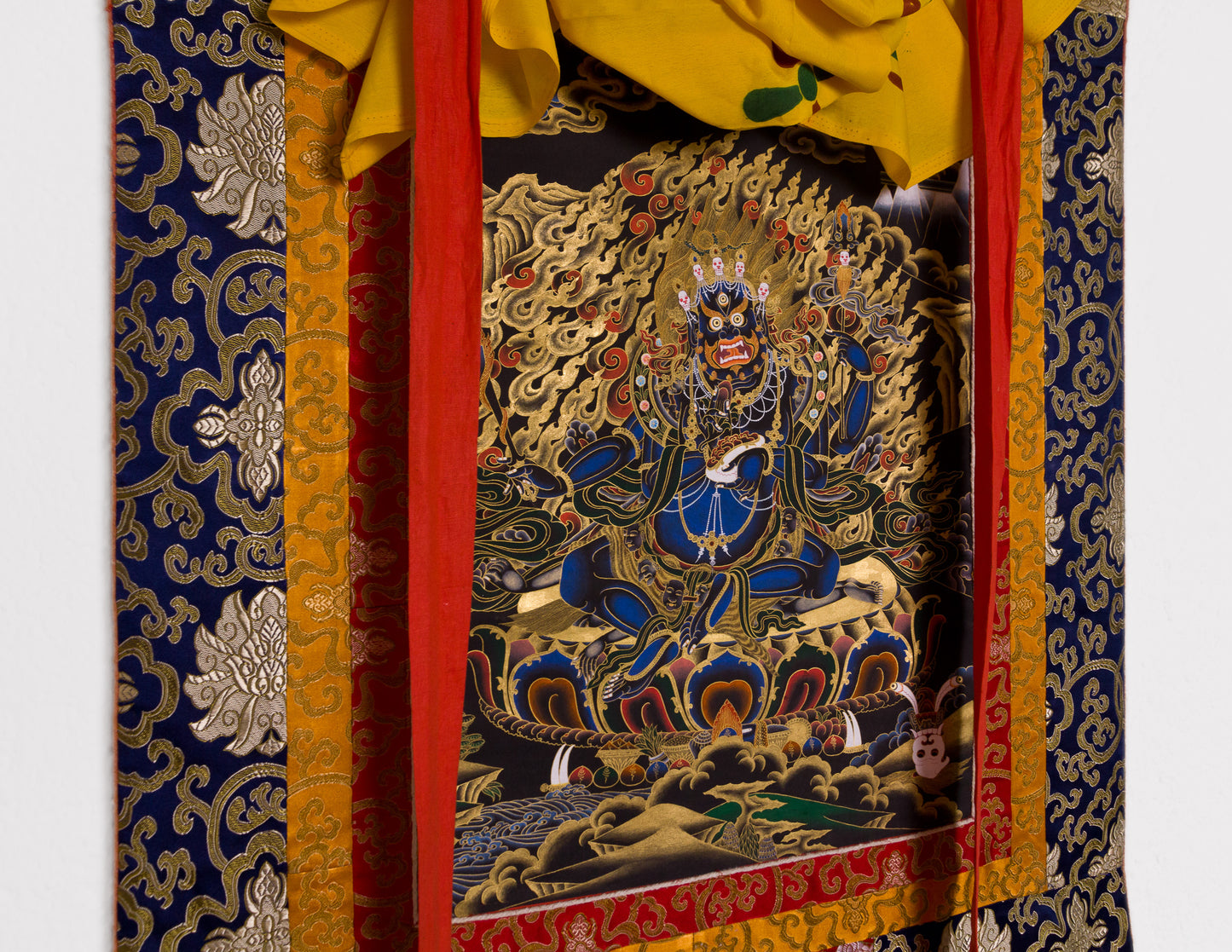 Vierarmiges Mahakala Thangka