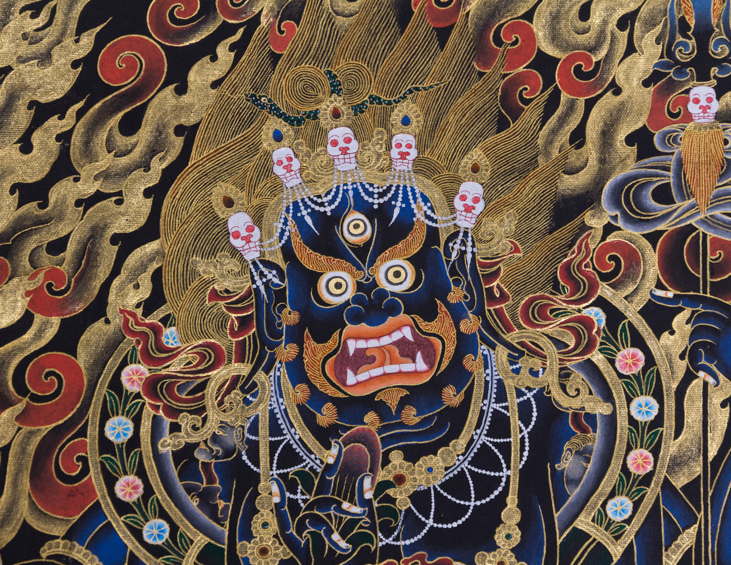 Vierarmiges Mahakala Thangka