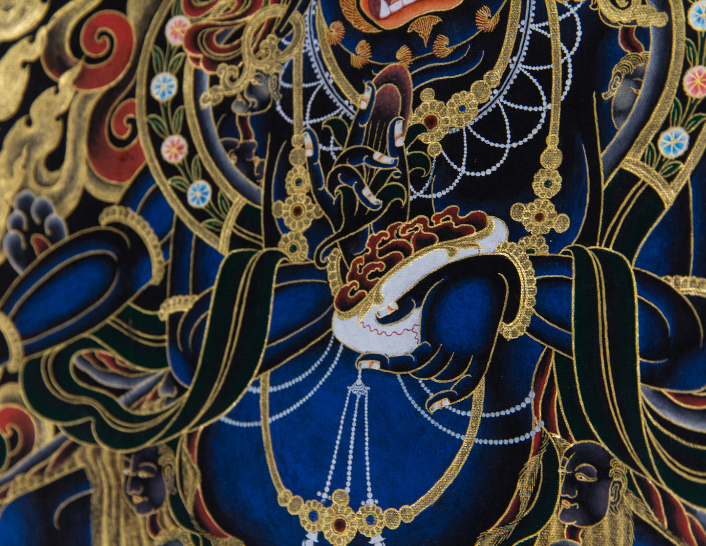 Vierarmiges Mahakala Thangka