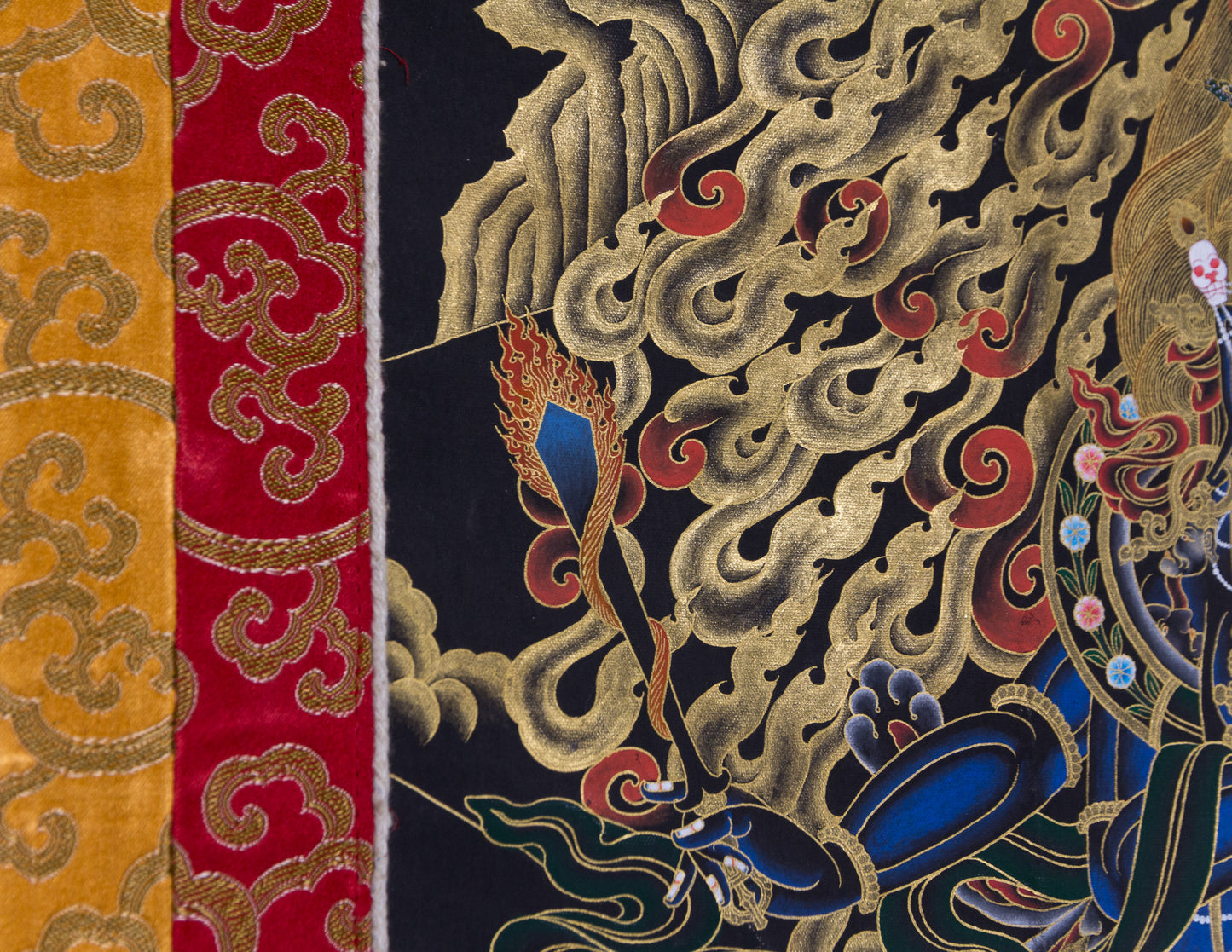 Vierarmiges Mahakala Thangka