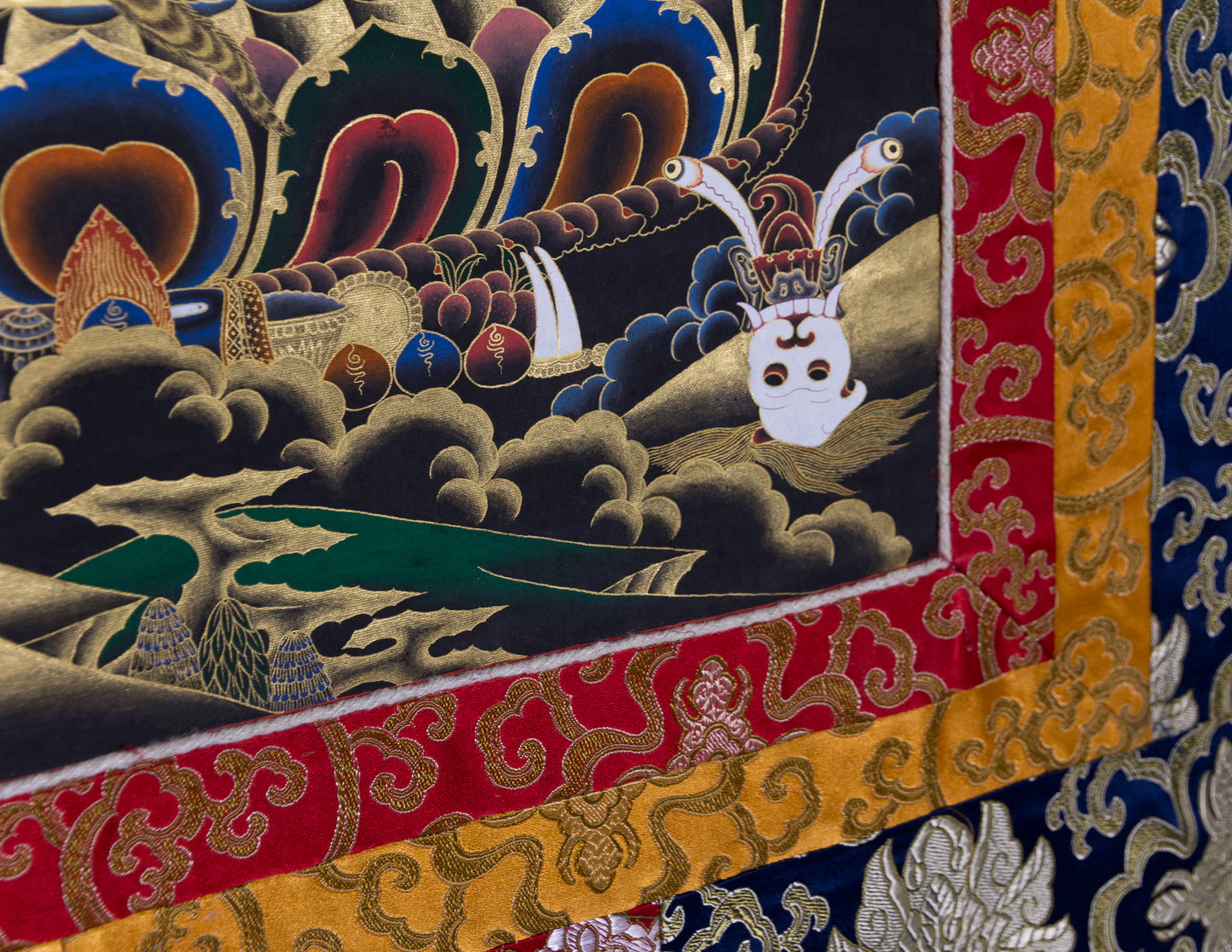 Vierarmiges Mahakala Thangka