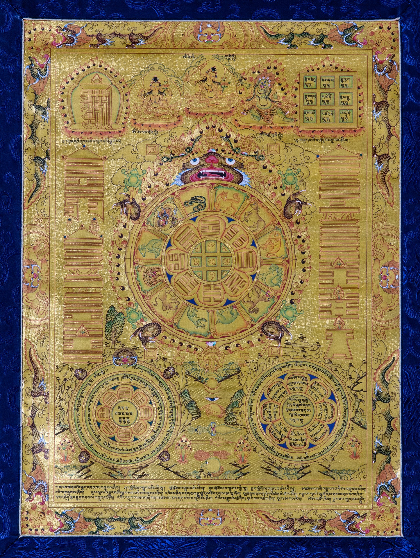 Srid-Pa Ho Protection Mandala Thangka