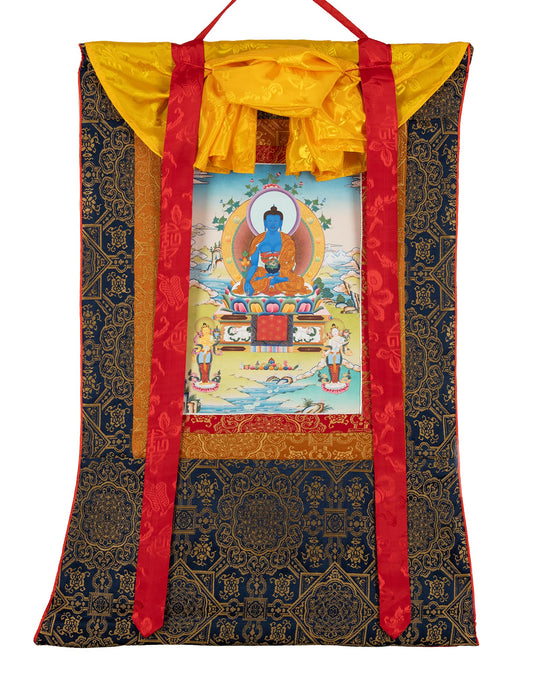 Bouddha de la Médecine Thangka XI