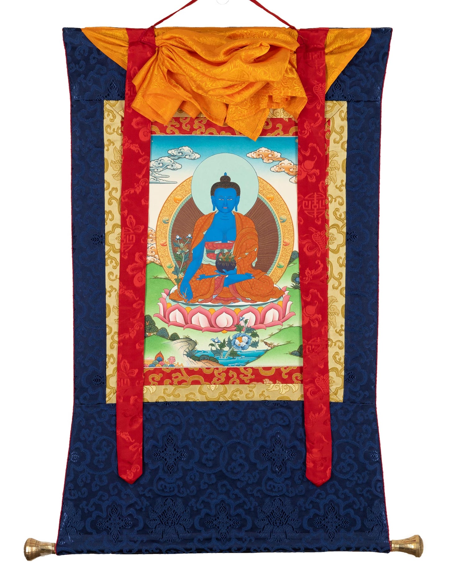 Medizin-Buddha-Thangka XIII