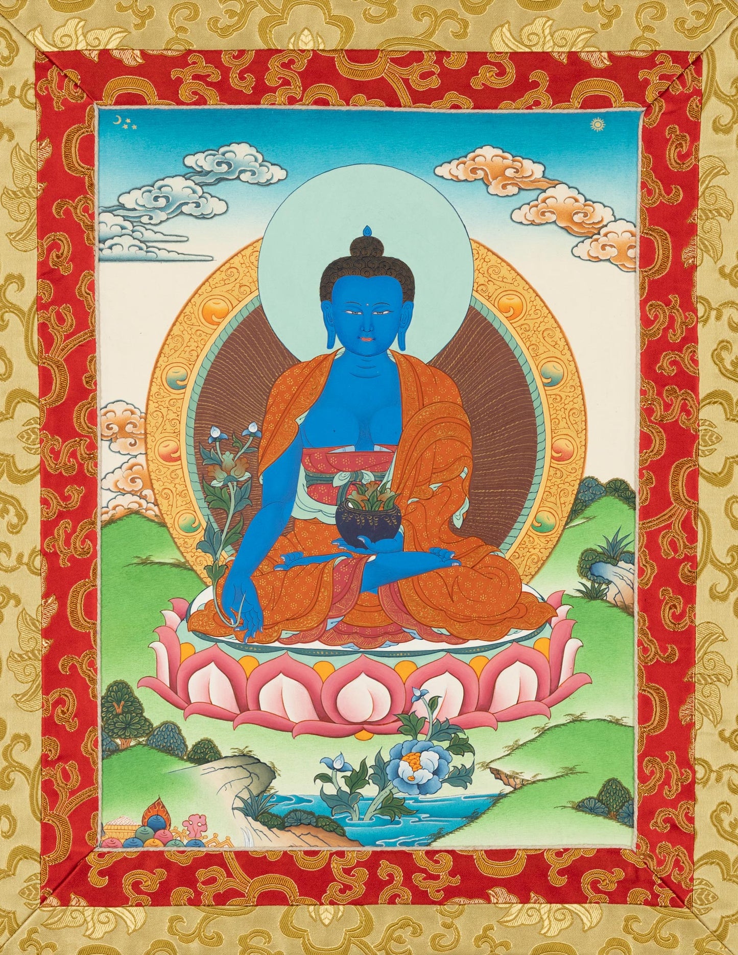 Medicine Buddha Thangka XIII