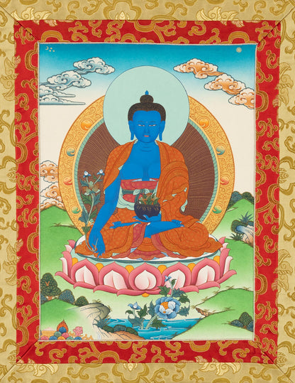 Medizin-Buddha-Thangka XIII