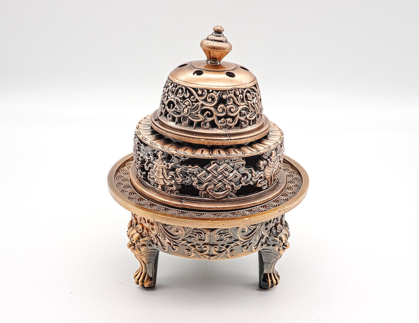 Räuchergefäß mit Löwengesicht