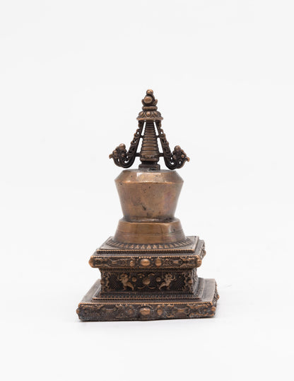 Brass Stupa of Enlightenment – 11 cm