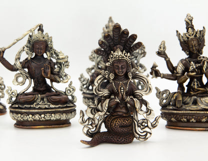 Small Statues – Oxidised Copper