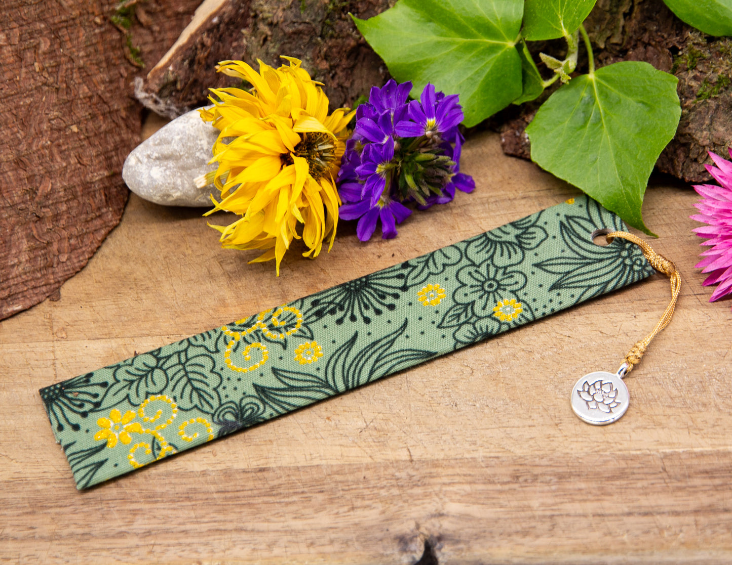 Dharma Bookmark with Pendant