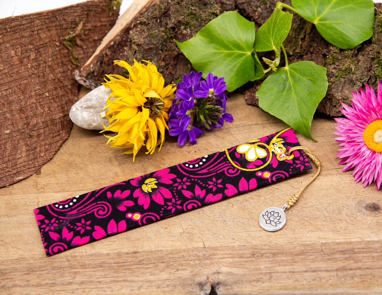 Dharma Bookmark with Pendant