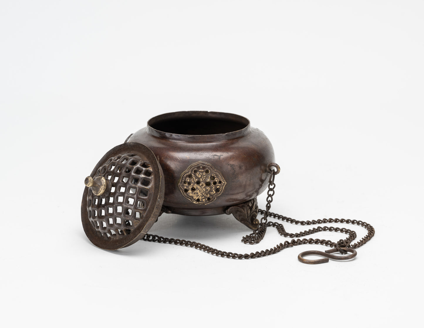 Incense Burner with Hanging Chain Medium