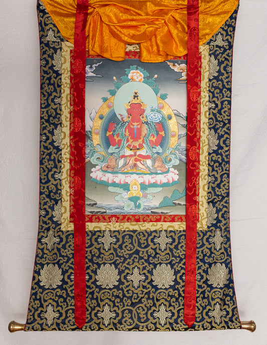Roter Chenrezig Thangka I
