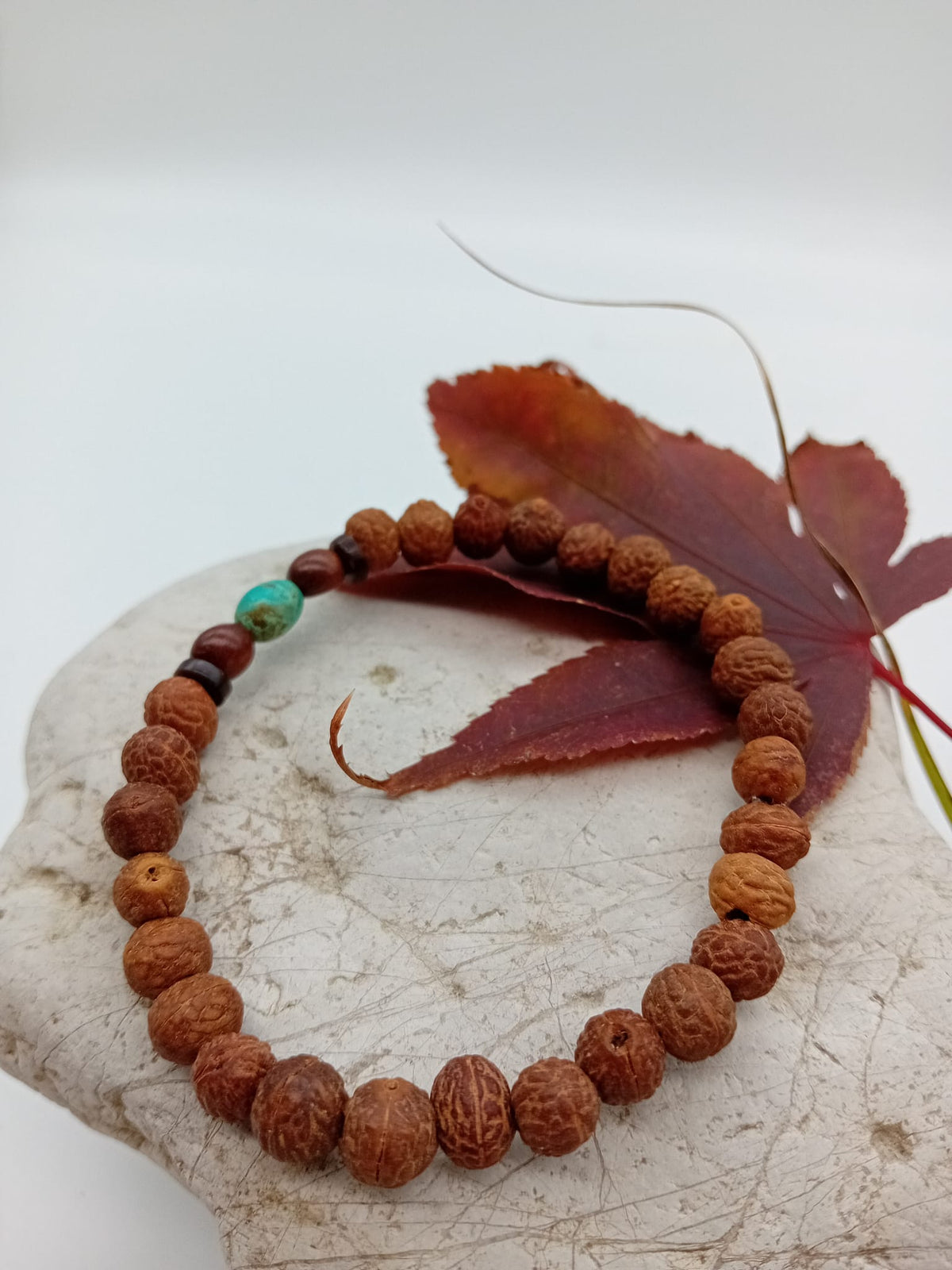POS Raktu & rice shape Turquoise Bracelet