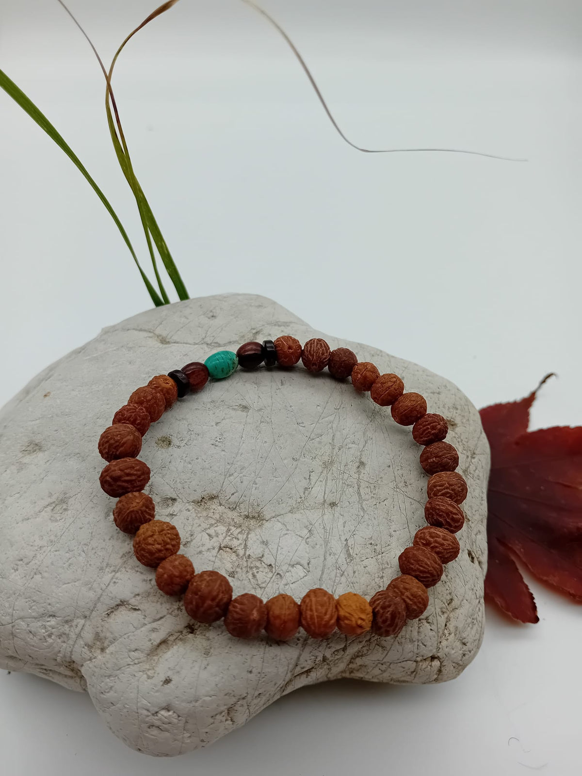 POS Raktu & rice shape Turquoise Bracelet