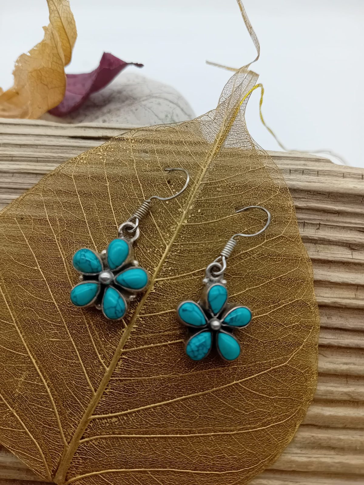 POS Sterling Silver & Turquoise earrings