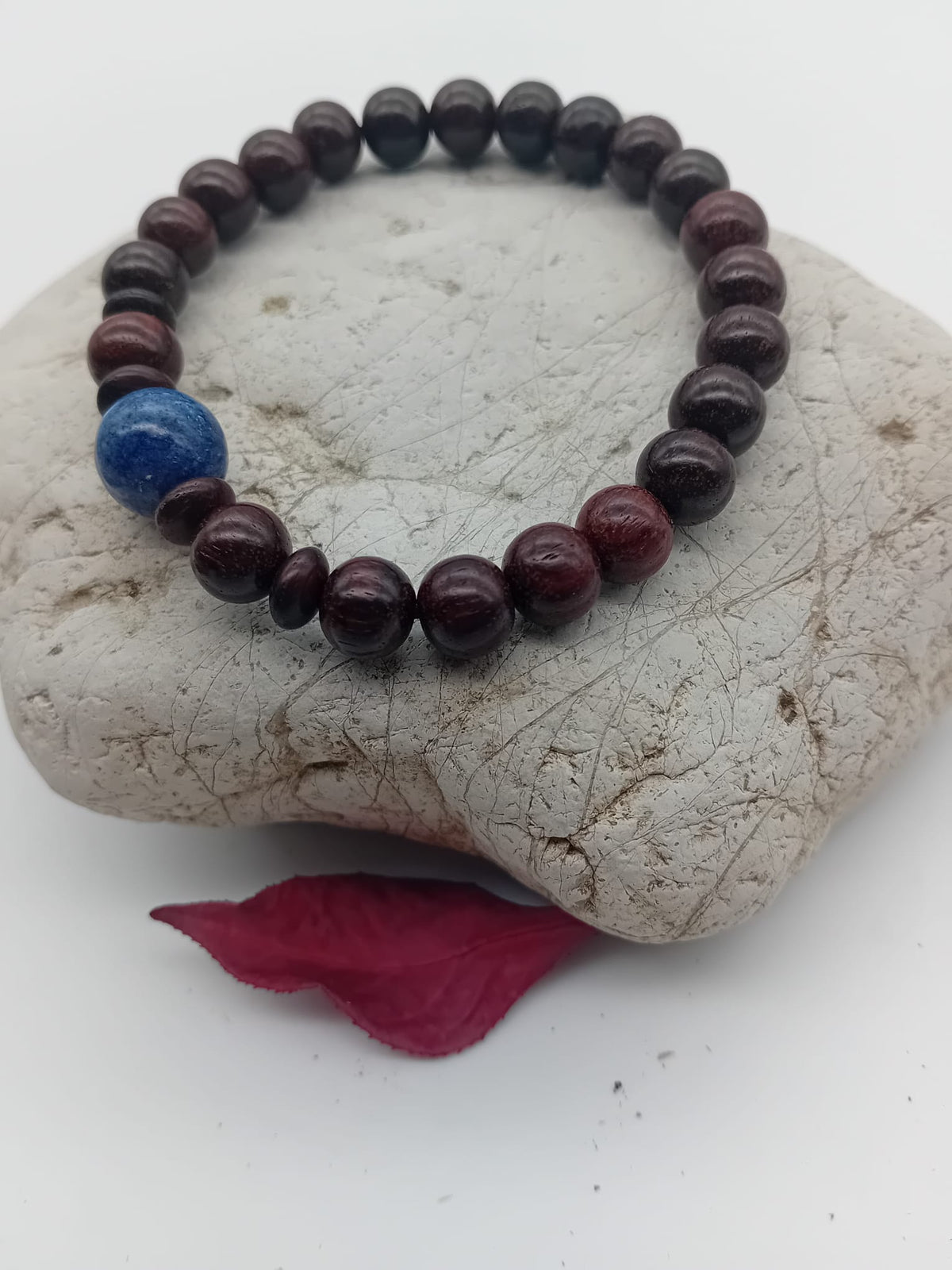 POS Red Sandal 9mm & Lapis Lazuli Bracelet