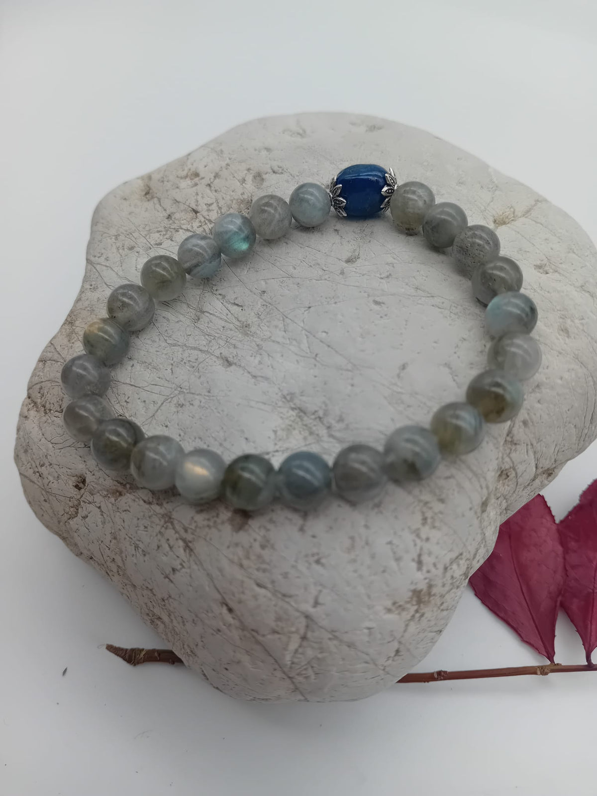 Labradorite 7mm & Lapis Lazuli Bracelet