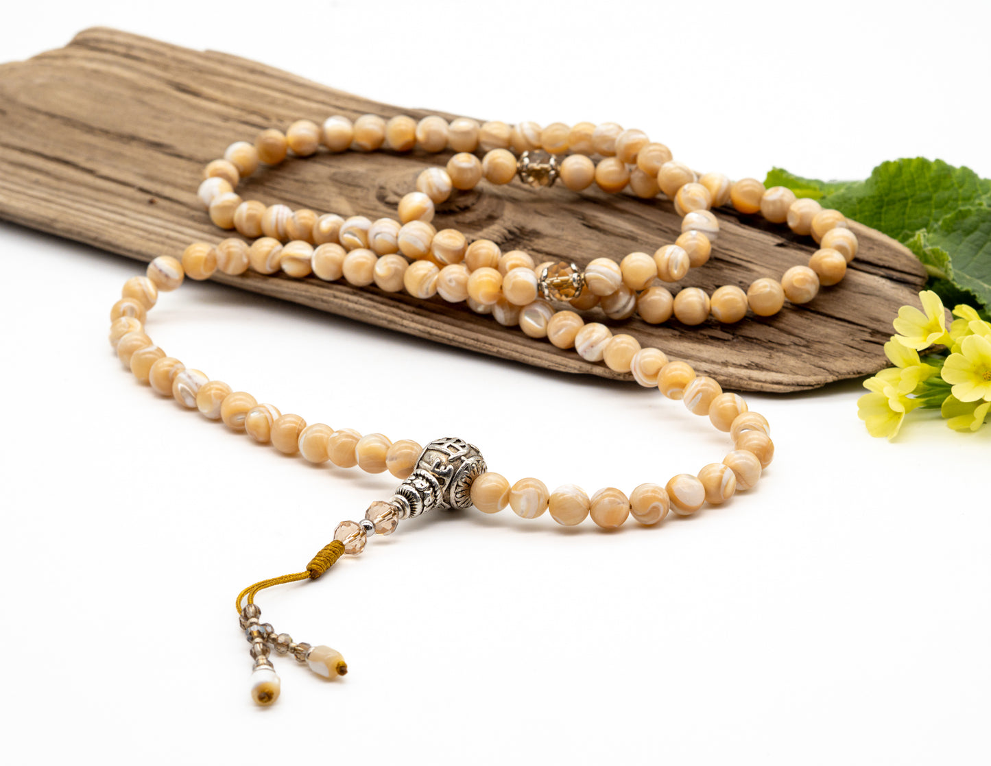 Mother of Pearl Mala – 9mm