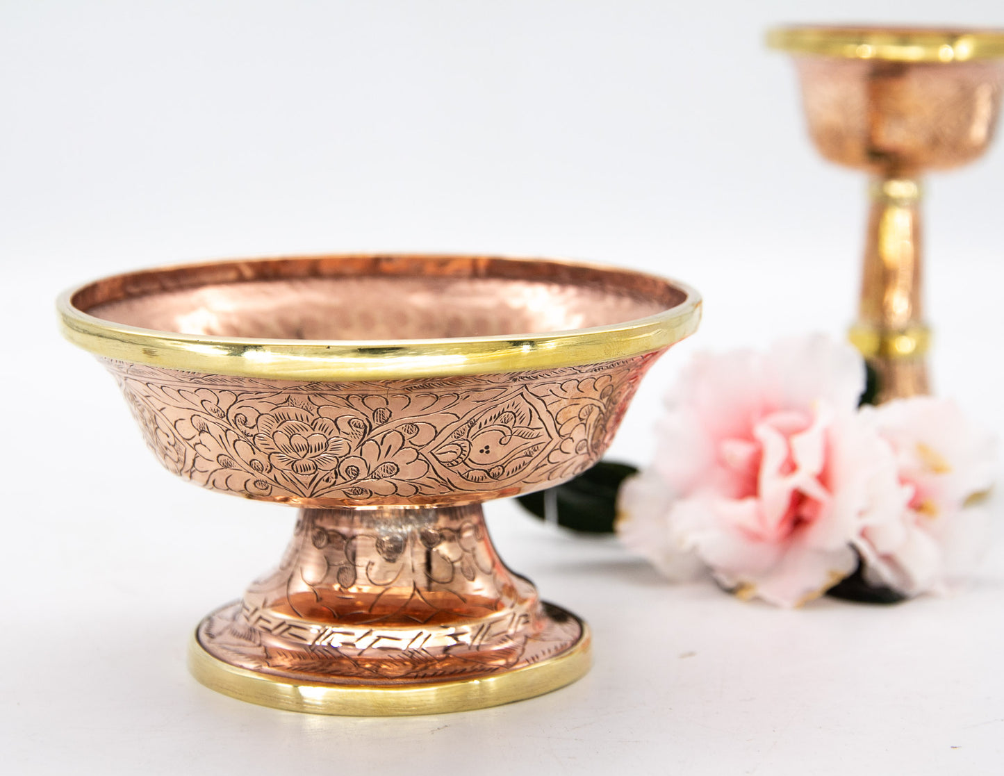 Engraved Serkyem Set, Polished Copper / Medium