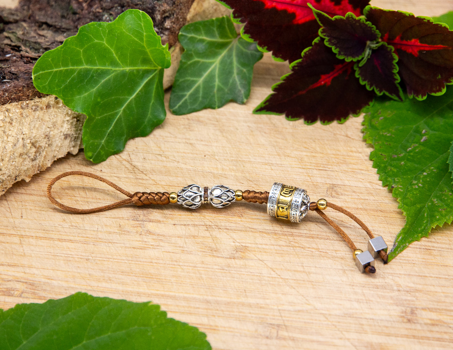 Prayer Wheel Keychain