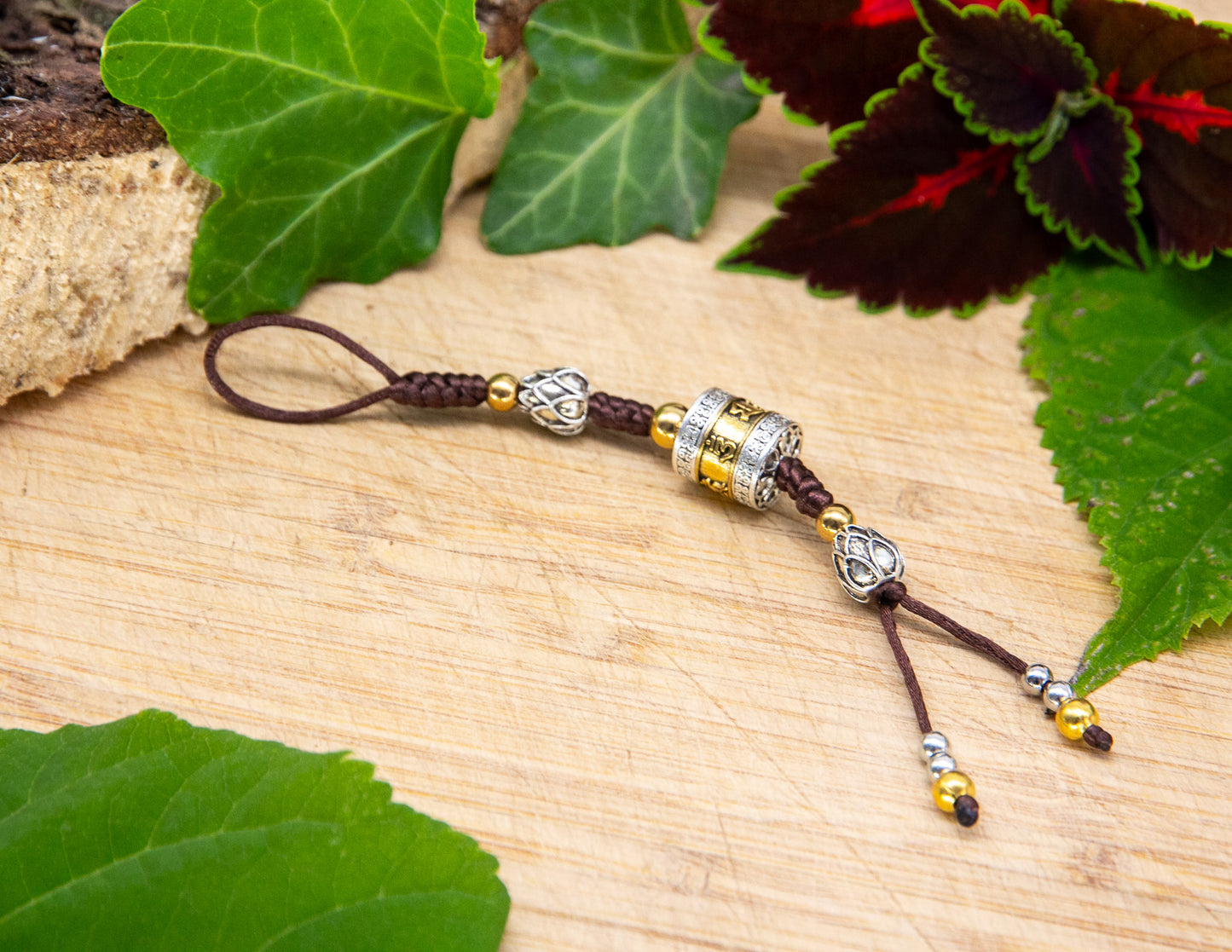 Prayer Wheel Keychain