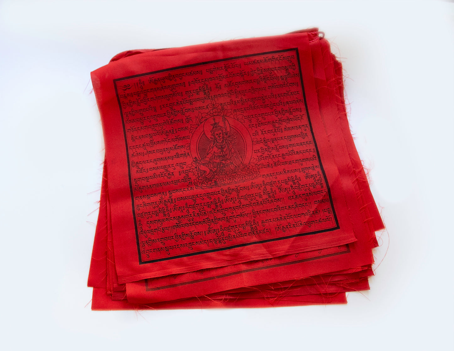 Large Guru Rinpoche Prayer Flag, 32x34cm, 8.2m