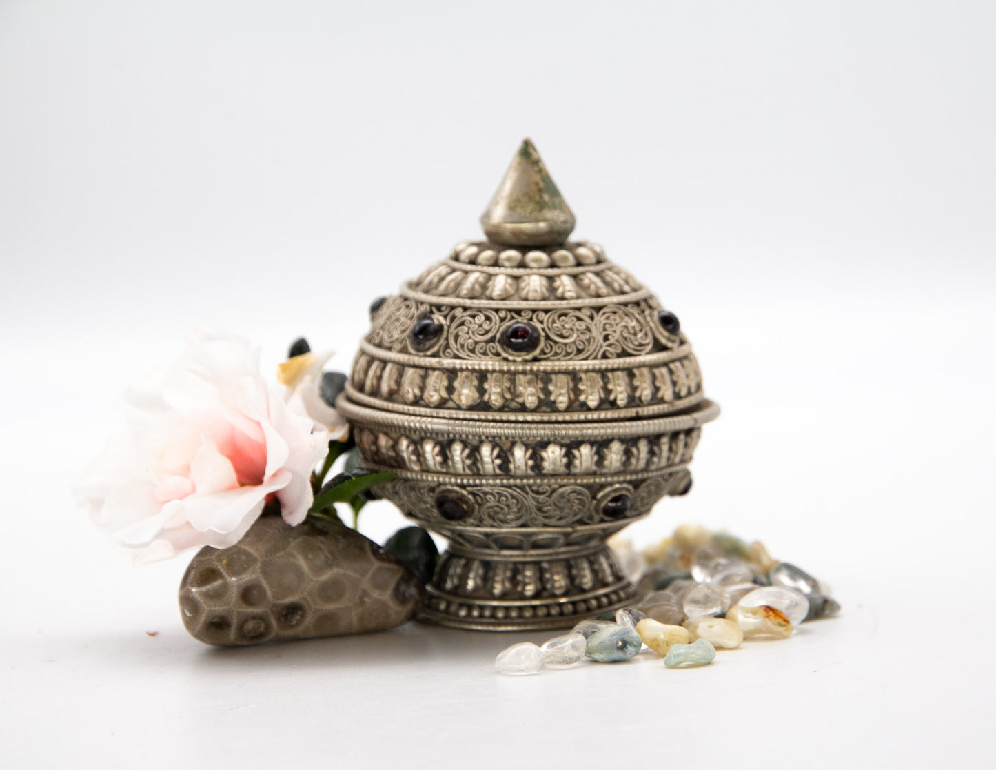 Silver Rice Container